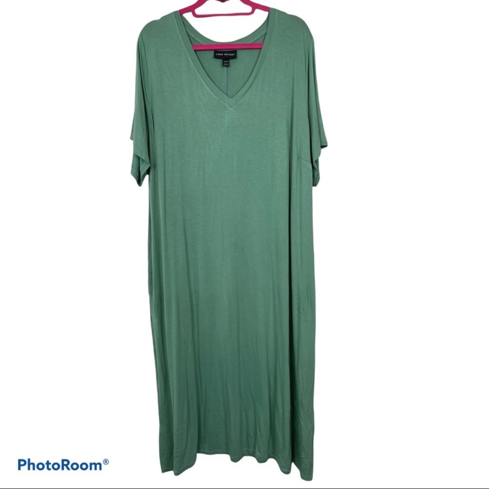 Lane Bryant Women's Short-Sleeve Jersey midi Dress 26/28